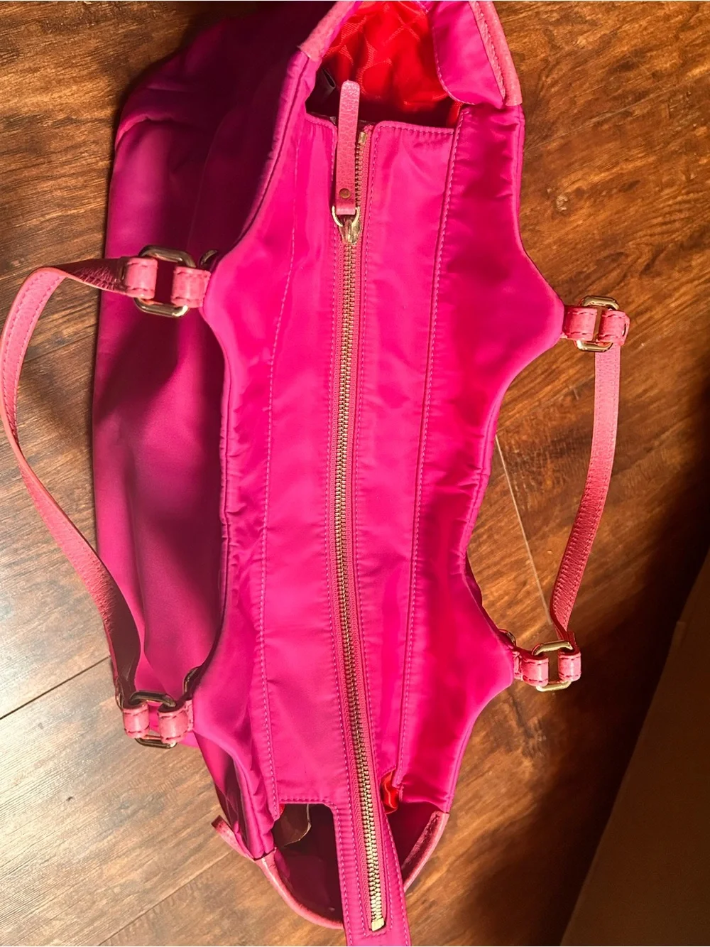 kate spade Hot Pink Nylon Top Handle Bag